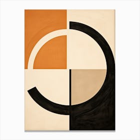 Mid Century Mirage; Geometric Enchantment Canvas Print