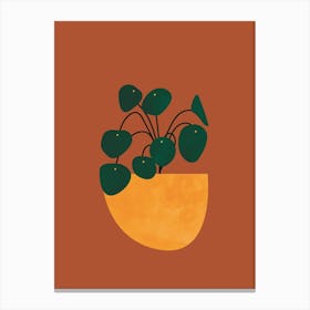 Houseplant Potted Plant Terracotta Canvas Print