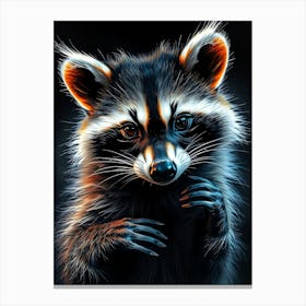 Wild Animal Creative Portrait 91 Canvas Print