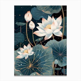 Lotus Flower 3 Canvas Print