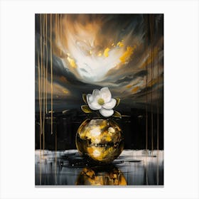 'Golden Flower' Canvas Print