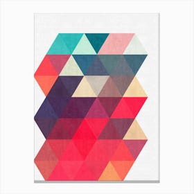 Triangle geometry 3 Canvas Print