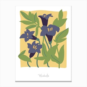 Bluebells Floral Canvas Print