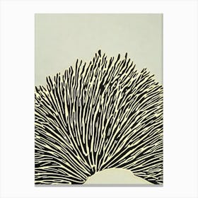 Acropora Granulosa Linocut Canvas Print