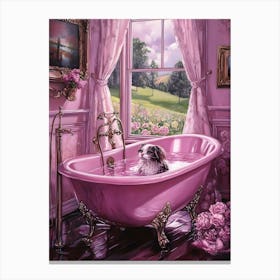 Pink Bath 2 Canvas Print