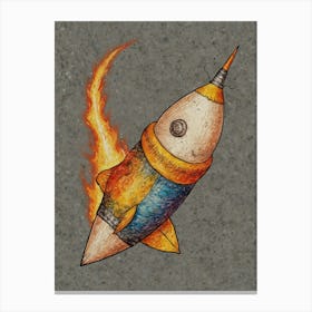 Rocket Rocket Canvas Print