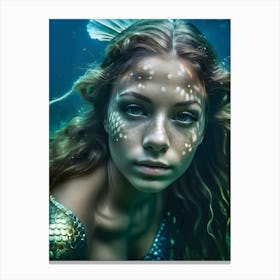 Mermaid -Reimagined 2 Canvas Print
