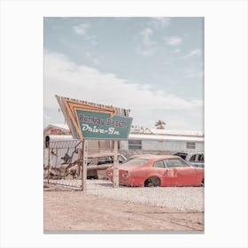Drive In Canvas Print