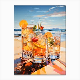 Tequila At The Beach Canvas Print