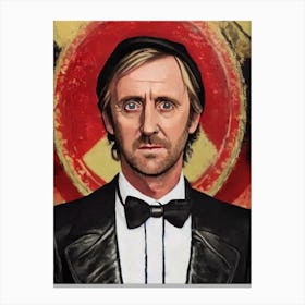 Rhys Ifans Illustration Movies Canvas Print