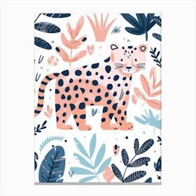 Leopard In The Jungle 31 Canvas Print
