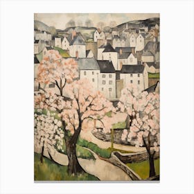 Bakewell (Derbyshire) Painting 3 Canvas Print