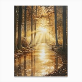 Beautiful Autumn Painting 11 Canvas Print