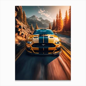 Ford Mustang Car Canvas Print