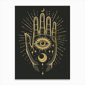All Seeing Hand Canvas Print