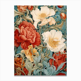 Flowers By William Morris 1 Canvas Print