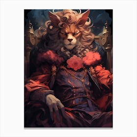 King Of Cats Canvas Print