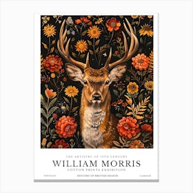 William Morris Exhibition Animals Series 58 Canvas Print