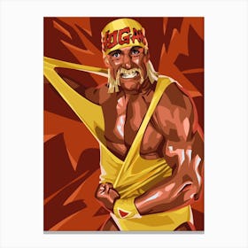 Hulk Hogan Wrestling Canvas Print