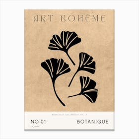 Boheme No 01 Botanique Canvas Print