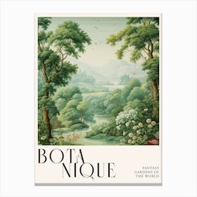 Botanique Fantasy Gardens Of The World 49 Canvas Print