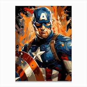 Captain America 4 Canvas Print