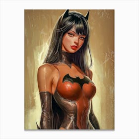 Manga Girls,Anime,Batman,Colorful,Comic,Woman, Hero,Female Canvas Print