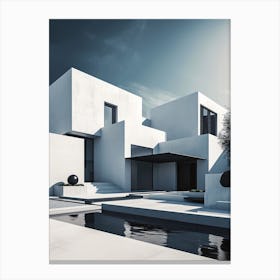 Modern Architecture Minimalist 11 Canvas Print