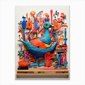 Peacock 24 Canvas Print