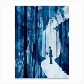 'The Man In Blue' Canvas Print