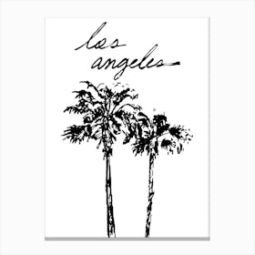 Palm Trees In Los Angeles Stampe su tela