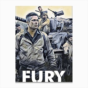 Fury army Canvas Print