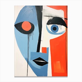 Abstract Face 6 Canvas Print