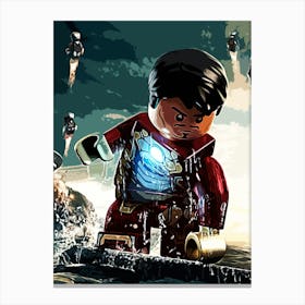 Lego Iron Man movie Canvas Print