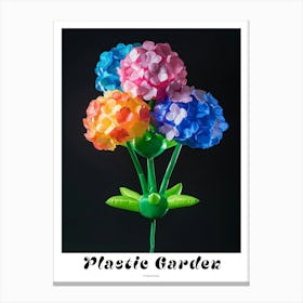 Bright Inflatable Flowers Poster Hydrangea 2 Canvas Print