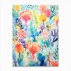 Watercolor Painting Canvas Print