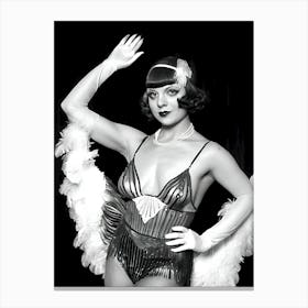 1920's Burlesque Dancer ~Reimagined 23 Canvas Print