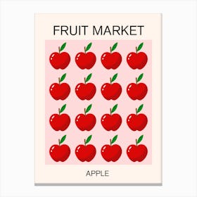 Apple Market Canvas Print