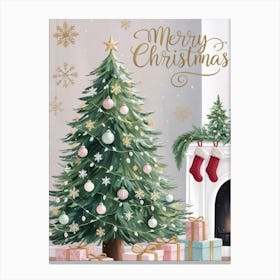 Merry Christmas 4 Canvas Print