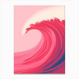 Pink Wave Canvas Print