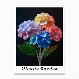 Bright Inflatable Flowers Poster Hydrangea 1 Canvas Print