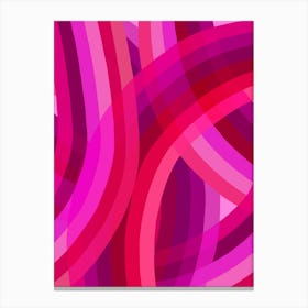 Rainbow Arch - Pink 3 Canvas Print