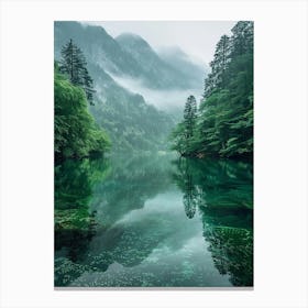 Lake In The Mountains 6 Canvas Print