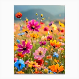 Field Of Flowers 7 Canvas Print