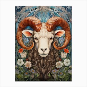 Ram Zodiac Canvas Print