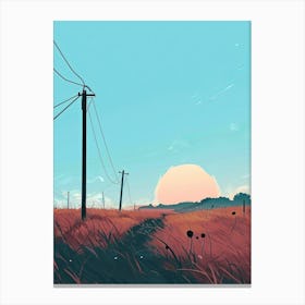 Landscape Minimalism Canvas Print