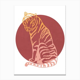 Tiger Sun Canvas Print