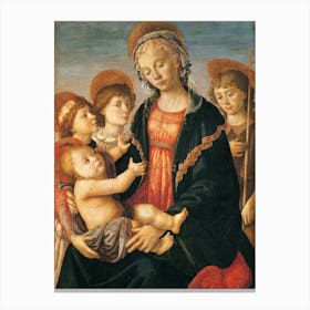 Sandro Botticelli Madonna And Child 2 Canvas Print