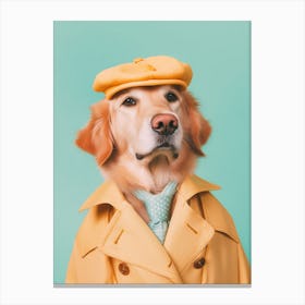 A Golden Retriever Dog 1 Canvas Print