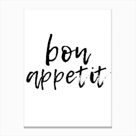 Bon Appetit Canvas Print